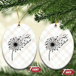 Protect Your Skin Ceramic Ornament Melanoma Awareness Dandelion Gift TS12 Print Your Wear