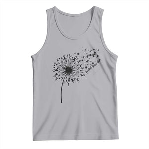 Protect Your Skin Tank Top Melanoma Awareness Dandelion Gift TS12 Athletic Heather Print Your Wear