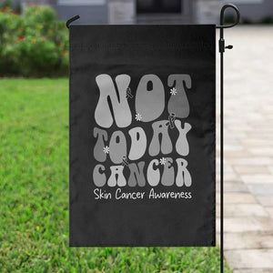 Not Today Melanoma Warrior Skeleton Cancer Fighter Garden Flag TS12 Print Your Wear