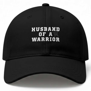 Husband Of A Warrior Baseball Cap Melanoma Awareness Wife Support TS12 Print Your Wear