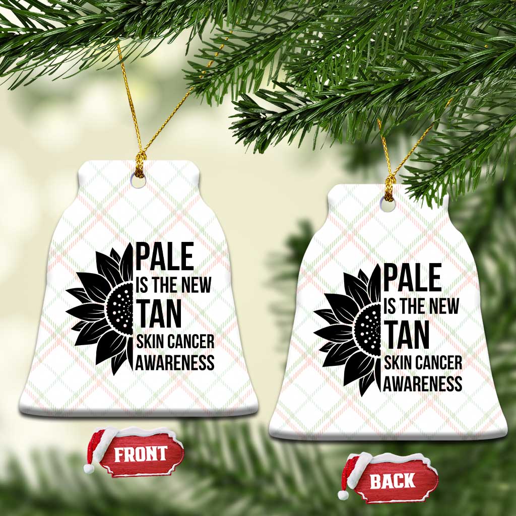 Skin Cancer Survivor Warrior Ceramic Ornament Pale Is The New Tan TS12 Print Your Wear