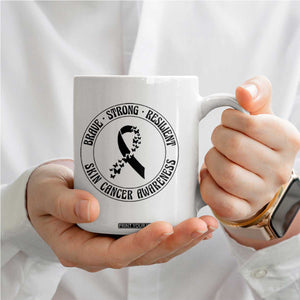 Melanoma Awareness Coffee Mug Brave Strong Resilient Warrior TS12 Print Your Wear