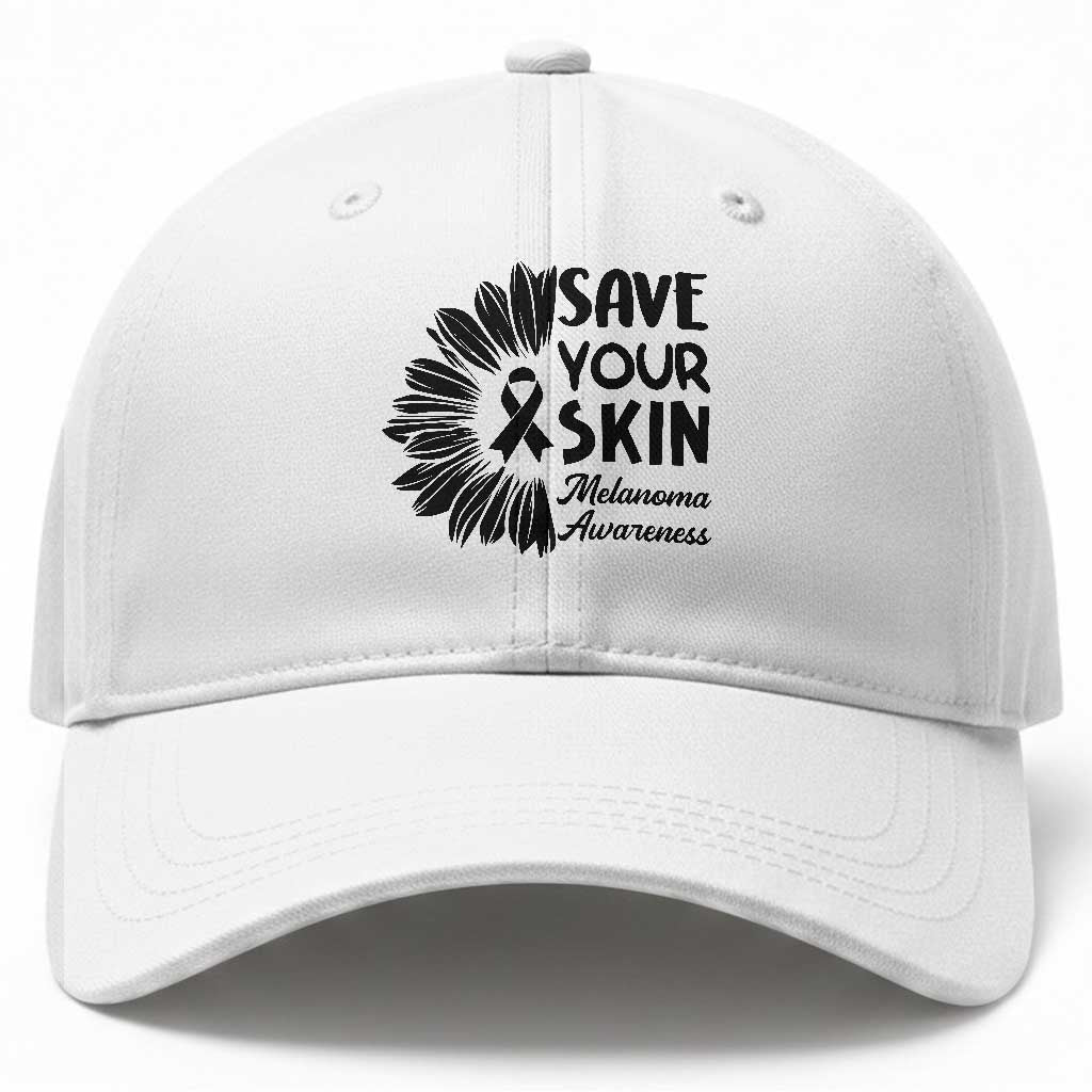 Skin Cancer Fighter Baseball Cap Save Your Skin TS12 Print Your Wear