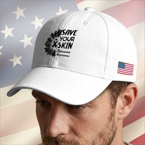 Skin Cancer Fighter Baseball Cap Save Your Skin TS12 Print Your Wear