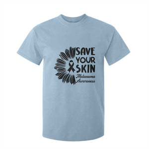 Skin Cancer Fighter T Shirt For Kid Save Your Skin TS12 Light Blue Print Your Wear
