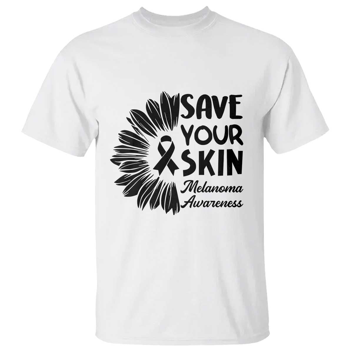 Skin Cancer Fighter T Shirt Save Your Skin TS12 White Print Your Wear