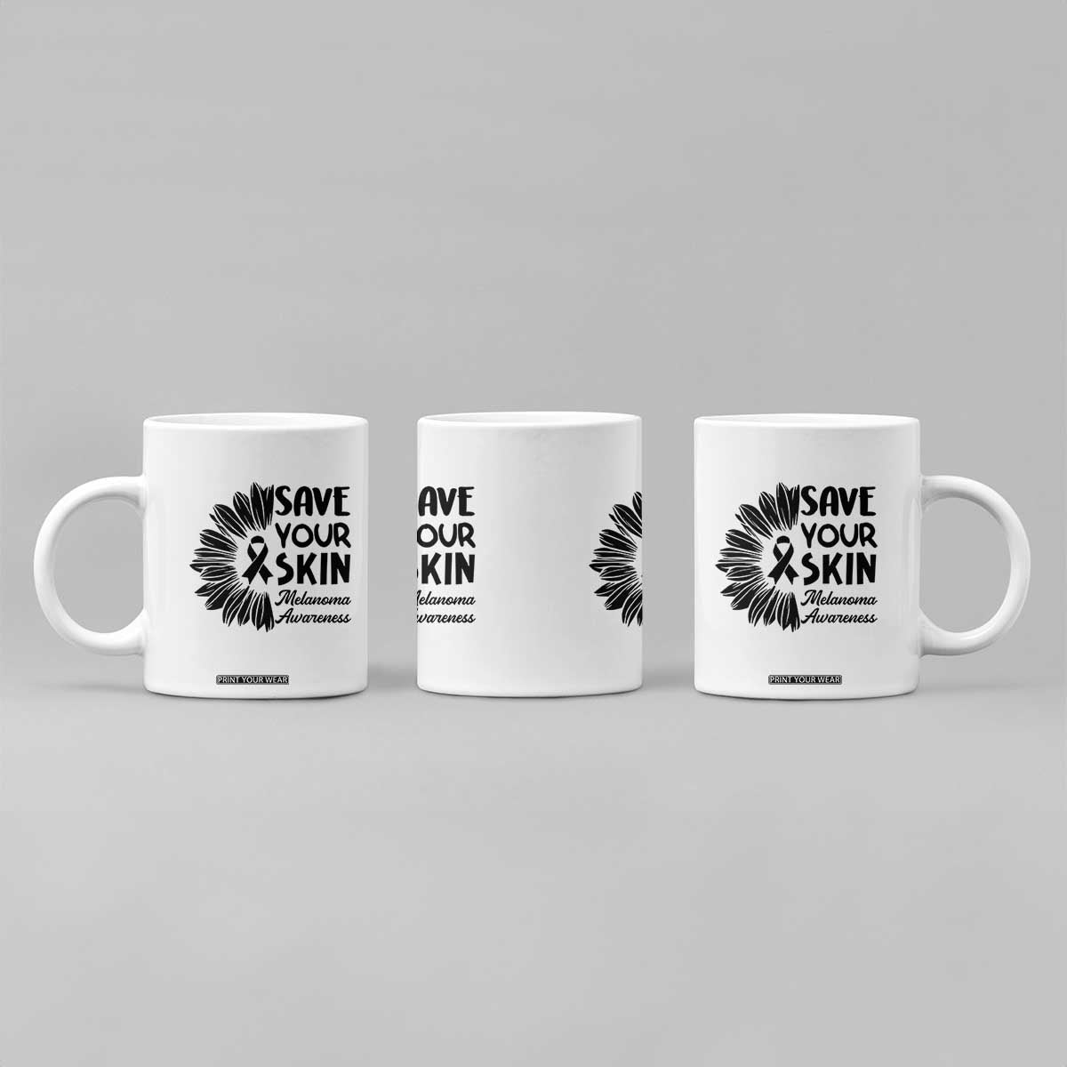 Skin Cancer Fighter Coffee Mug Save Your Skin TS12 Print Your Wear