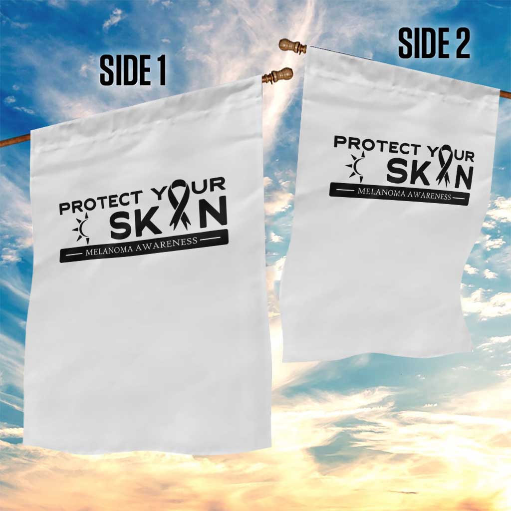 Melanoma Prevention Awareness Garden Flag Protect Your Skin TS12 Print Your Wear