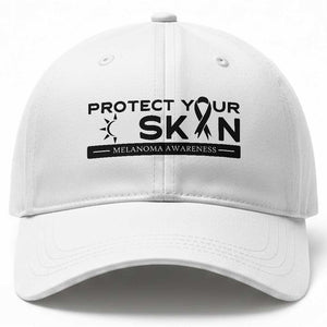 Melanoma Prevention Awareness Baseball Cap Protect Your Skin TS12 Print Your Wear