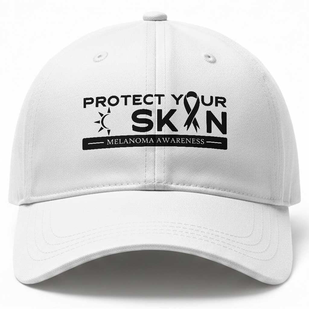 Melanoma Prevention Awareness Baseball Cap Protect Your Skin TS12 Print Your Wear