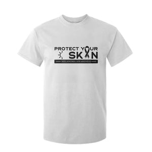 Melanoma Prevention Awareness T Shirt For Kid Protect Your Skin TS12 White Print Your Wear