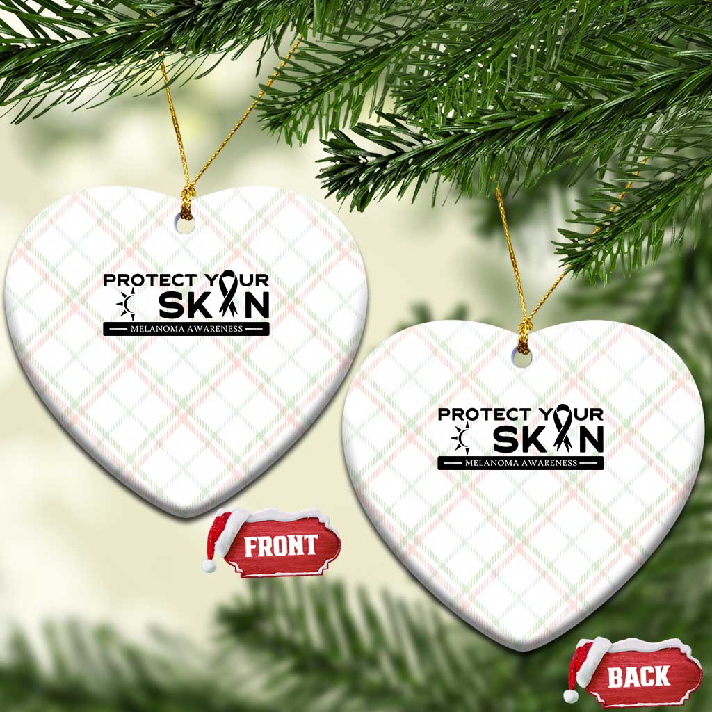 Melanoma Prevention Awareness Ceramic Ornament Protect Your Skin TS12 Print Your Wear