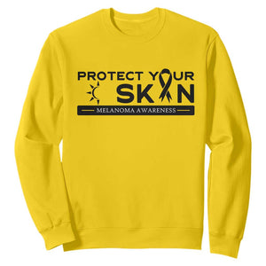 Melanoma Prevention Awareness Sweatshirt Protect Your Skin TS12 Daisy Print Your Wear