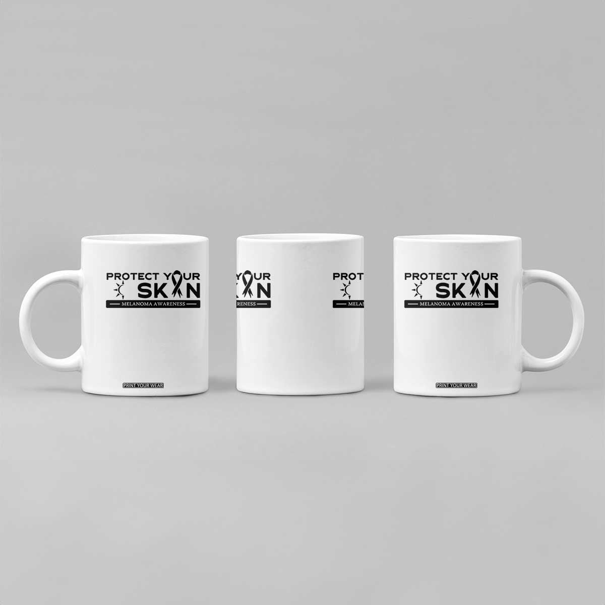 Melanoma Prevention Awareness Coffee Mug Protect Your Skin TS12 Print Your Wear