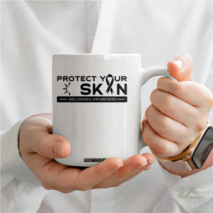 Melanoma Prevention Awareness Coffee Mug Protect Your Skin TS12 Print Your Wear