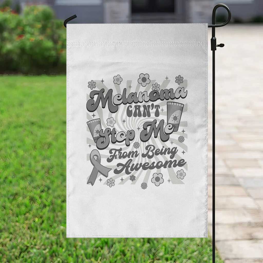 Melanoma Awareness Support Squad Garden Flag Melanoma Can't Stop Me TS12 Print Your Wear