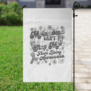 Melanoma Awareness Support Squad Garden Flag Melanoma Can't Stop Me TS12 Print Your Wear