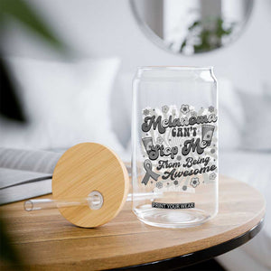 Melanoma Awareness Support Squad Glass Can Melanoma Can't Stop Me TS12 Print Your Wear