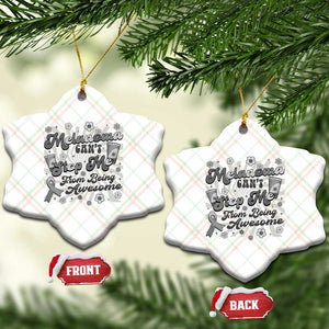 Melanoma Awareness Support Squad Ceramic Ornament Melanoma Can't Stop Me TS12 Print Your Wear