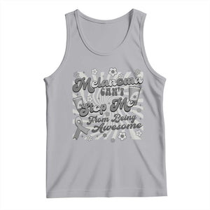 Melanoma Awareness Support Squad Tank Top Melanoma Can't Stop Me TS12 Athletic Heather Print Your Wear