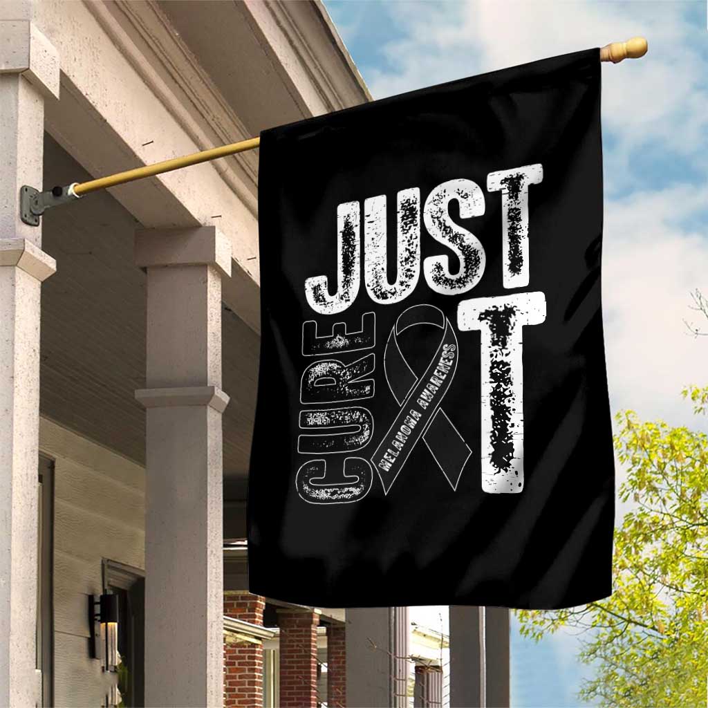 Skin Cancer Warrior Awareness Fighter Garden Flag Just Cure It TS12 Print Your Wear