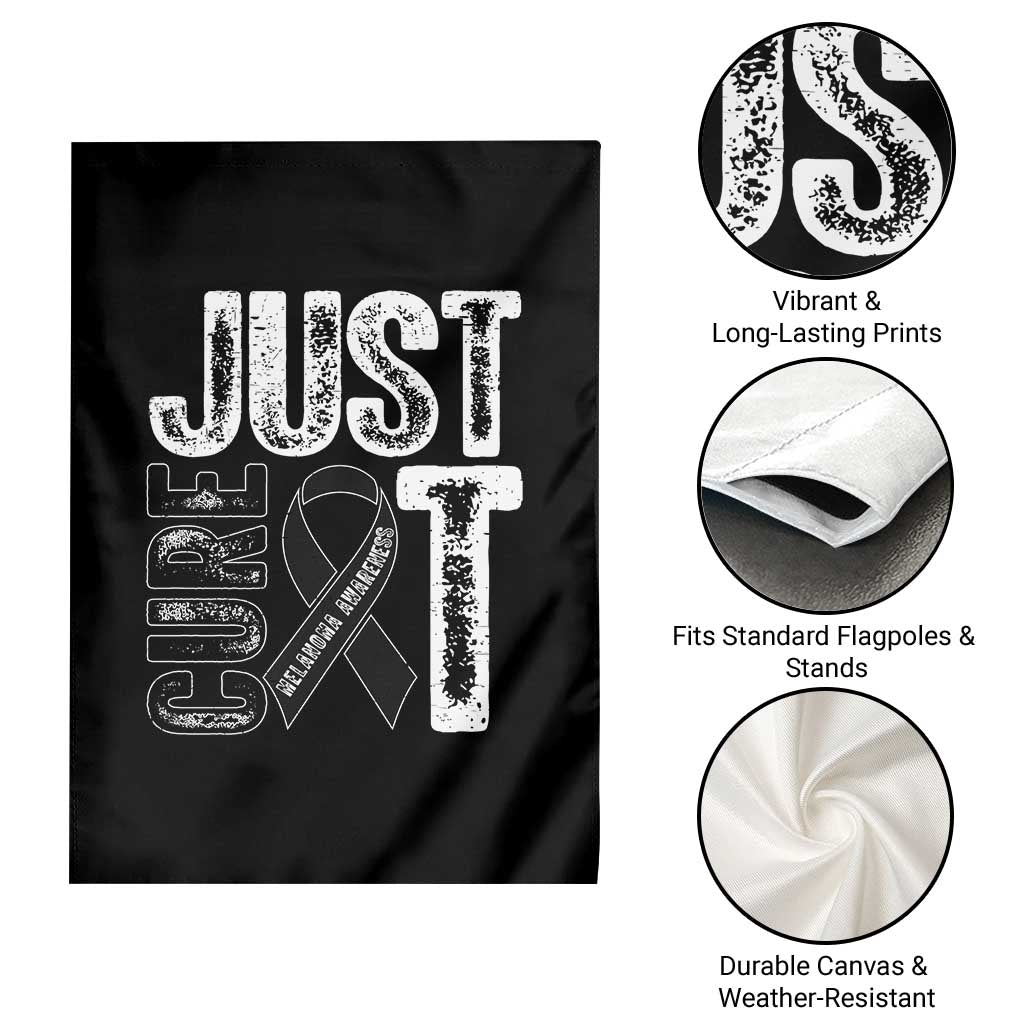 Skin Cancer Warrior Awareness Fighter Garden Flag Just Cure It TS12 Print Your Wear