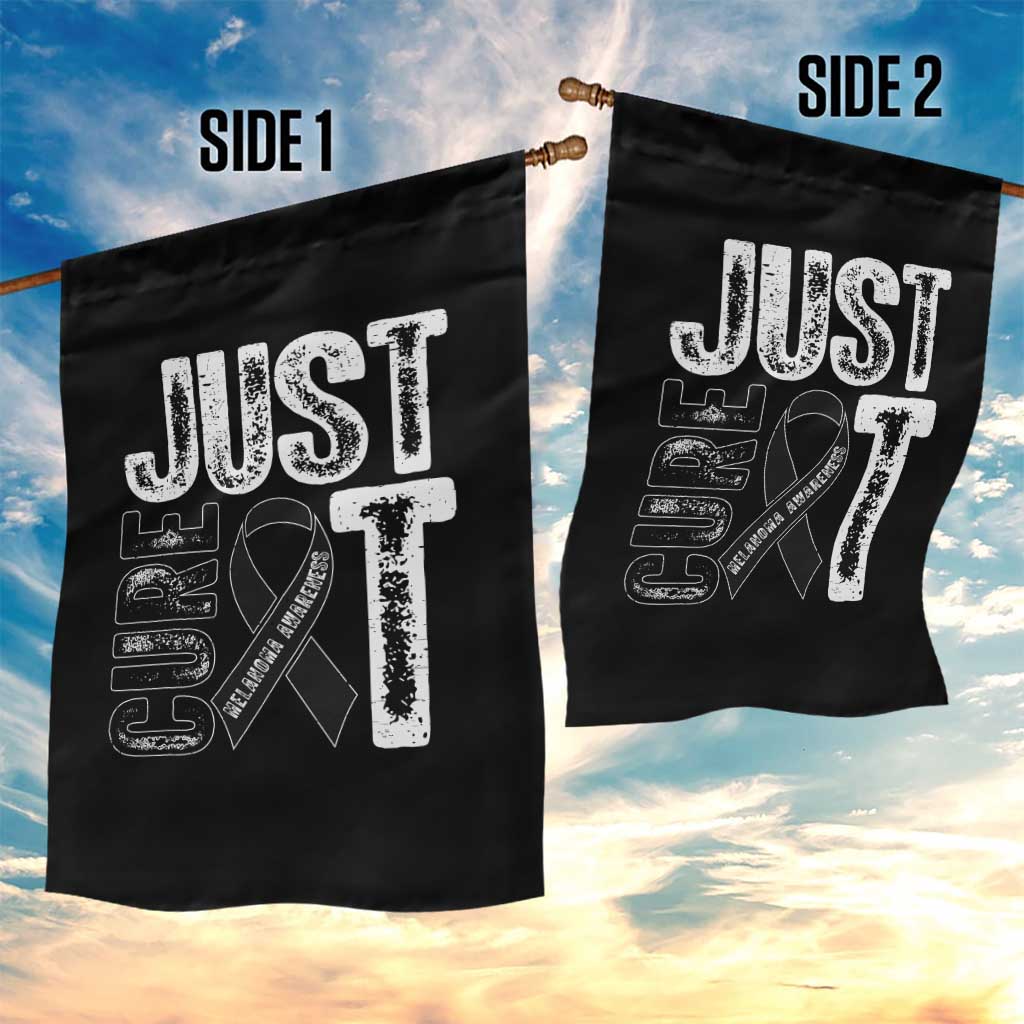 Skin Cancer Warrior Awareness Fighter Garden Flag Just Cure It TS12 Print Your Wear