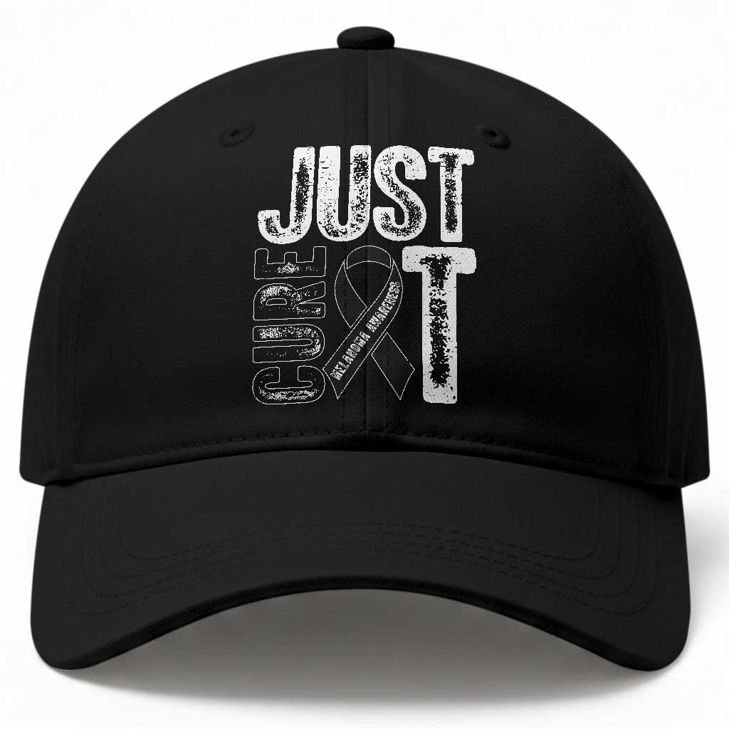Skin Cancer Warrior Awareness Fighter Baseball Cap Just Cure It TS12 Print Your Wear