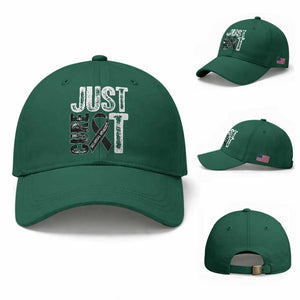 Skin Cancer Warrior Awareness Fighter Baseball Cap Just Cure It TS12 Baseball Cap Universal Fit Irish Green Print Your Wear