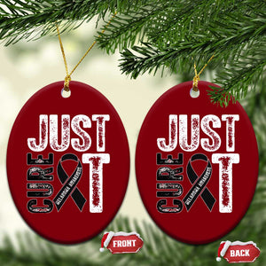 Skin Cancer Warrior Awareness Fighter Ceramic Ornament Just Cure It TS12 Print Your Wear