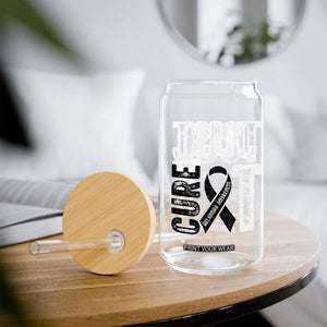 Skin Cancer Warrior Awareness Fighter Glass Can Just Cure It TS12 Print Your Wear