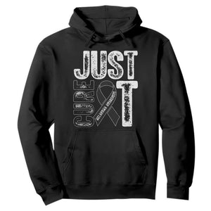 Skin Cancer Warrior Awareness Fighter Hoodie Just Cure It TS12 Black Print Your Wear