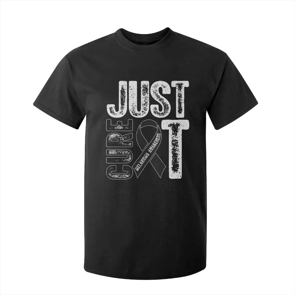 Skin Cancer Warrior Awareness Fighter T Shirt For Kid Just Cure It TS12 Black Print Your Wear