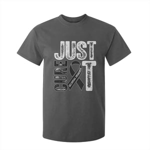 Skin Cancer Warrior Awareness Fighter T Shirt For Kid Just Cure It TS12 Dark Heather Print Your Wear