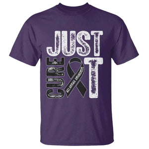 Skin Cancer Warrior Awareness Fighter T Shirt Just Cure It TS12 Purple Print Your Wear