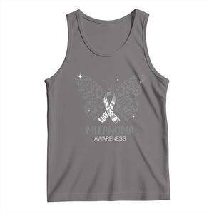 Just Cure It Tank Top Melanoma Warrior Butterfly Support TS12 Deep Heather Print Your Wear