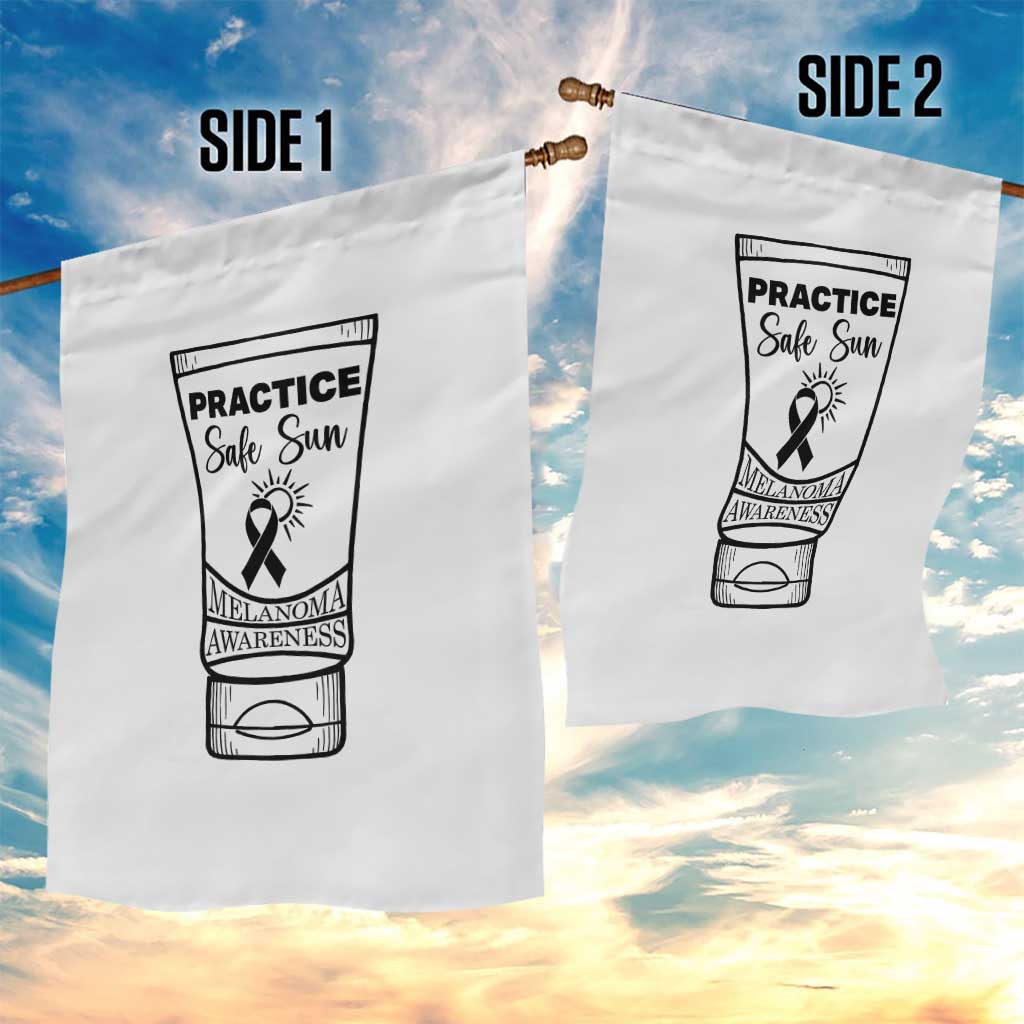 Skin Cancer Prevention Garden Flag Practice Safe Sun Awareness Gift TS12 Print Your Wear