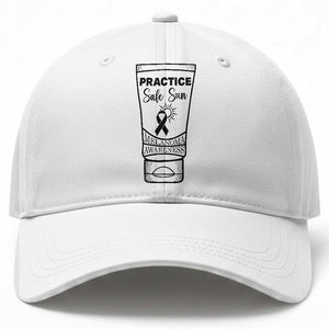 Skin Cancer Prevention Baseball Cap Practice Safe Sun Awareness Gift TS12 Print Your Wear