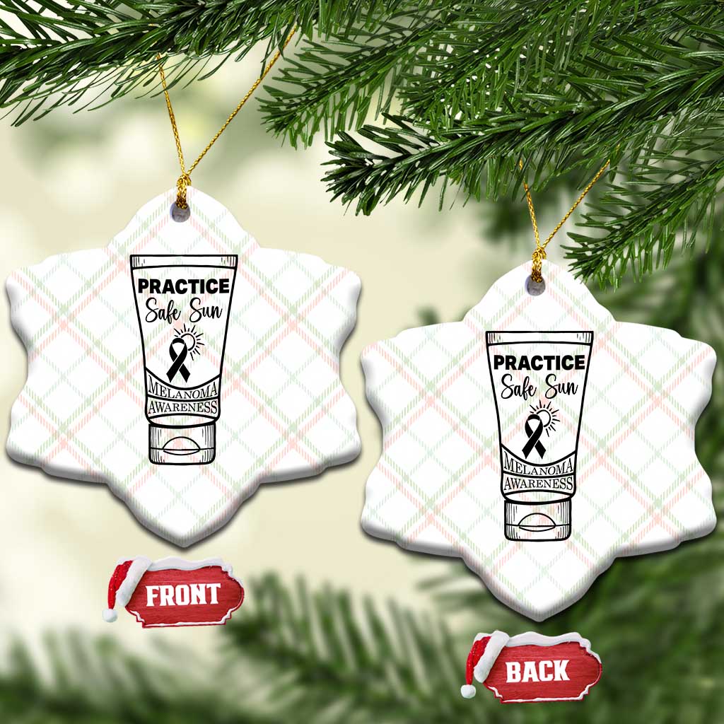 Skin Cancer Prevention Ceramic Ornament Practice Safe Sun Awareness Gift TS12 Print Your Wear
