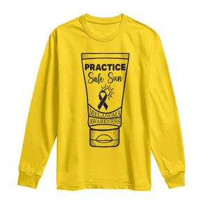 Skin Cancer Prevention Long Sleeve Shirt Practice Safe Sun Awareness Gift TS12 Daisy Print Your Wear