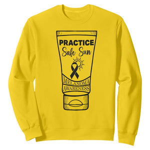 Skin Cancer Prevention Sweatshirt Practice Safe Sun Awareness Gift TS12 Daisy Print Your Wear