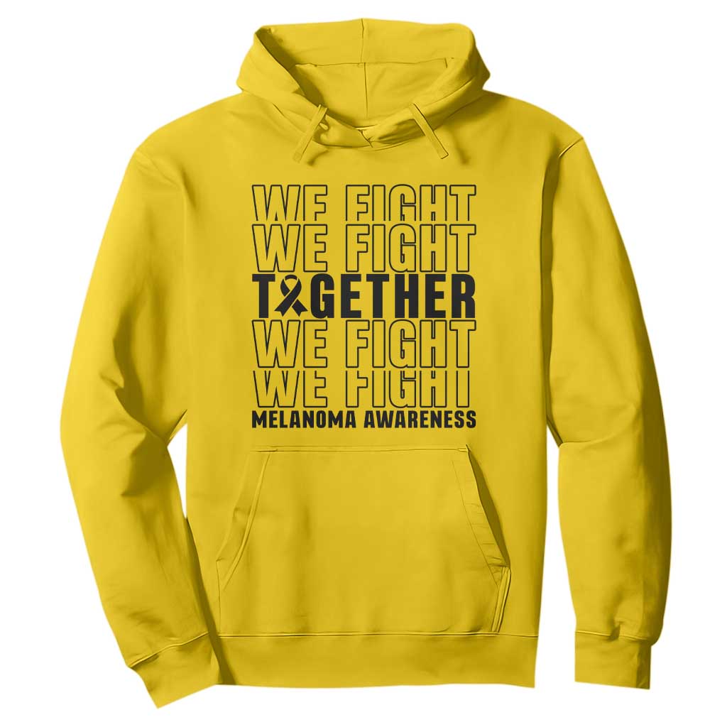 Melanoma Support Warrior Hoodie We Fight Together TS12 Daisy Print Your Wear