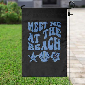 Meet Me At The Beach Garden Flag Tropical Summer Vacation Graphic TS12 Print Your Wear