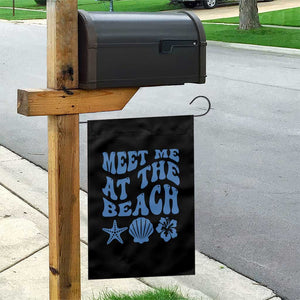 Meet Me At The Beach Garden Flag Tropical Summer Vacation Graphic TS12 Print Your Wear