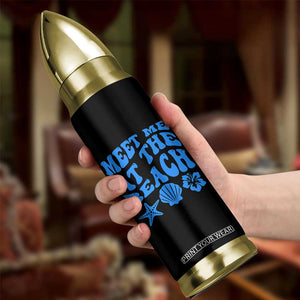 Meet Me At The Beach Bullet Tumbler Tropical Summer Vacation Graphic TS12 Print Your Wear