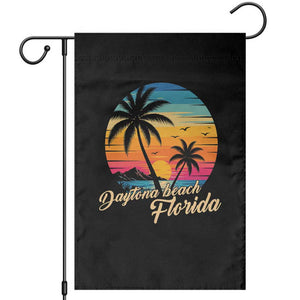 Vintage Daytona Beach Florida Garden Flag Summer Vacation Graphic TS12 Black Print Your Wear