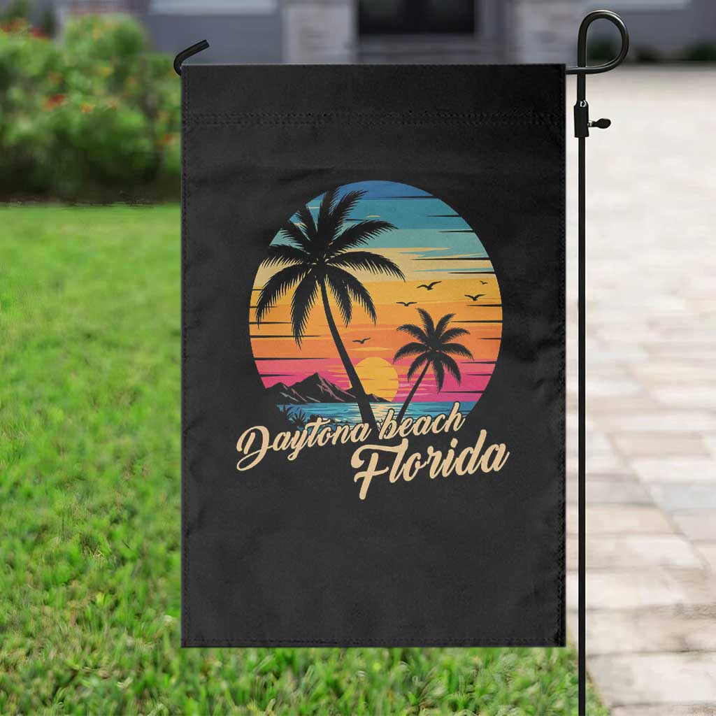 Vintage Daytona Beach Florida Garden Flag Summer Vacation Graphic TS12 Print Your Wear