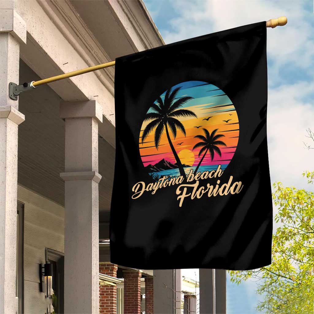 Vintage Daytona Beach Florida Garden Flag Summer Vacation Graphic TS12 Print Your Wear