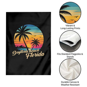 Vintage Daytona Beach Florida Garden Flag Summer Vacation Graphic TS12 Print Your Wear