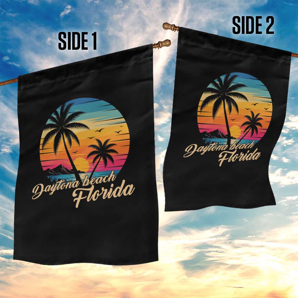 Vintage Daytona Beach Florida Garden Flag Summer Vacation Graphic TS12 Print Your Wear